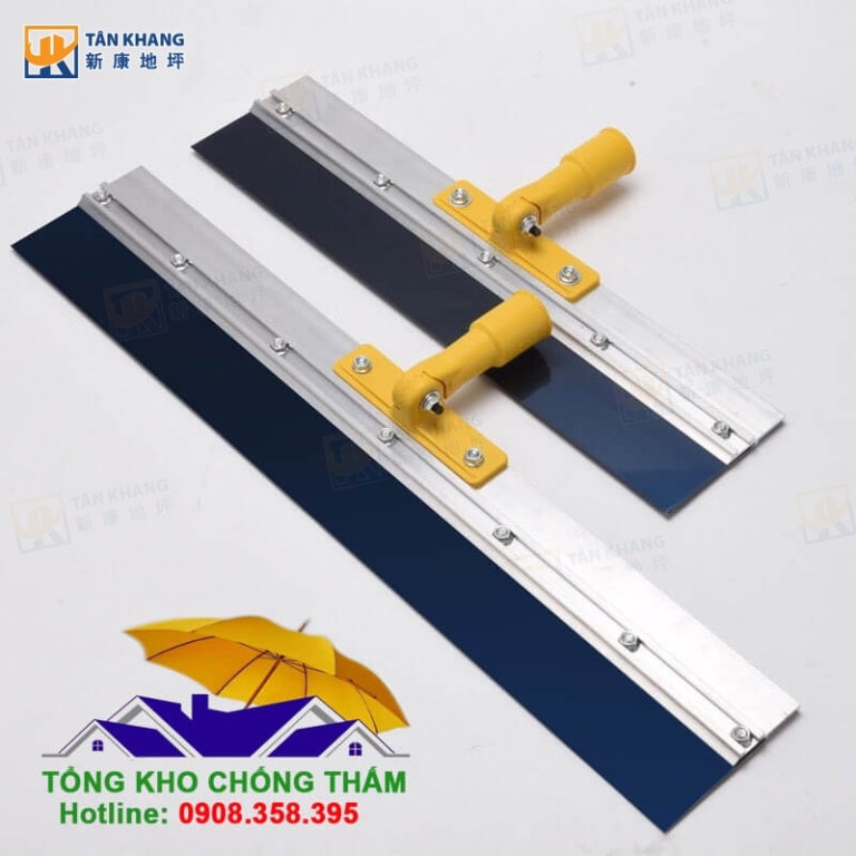 Bàn cào răng cưa tự điều chỉnh thi công sơn epoxy tự san phẳng